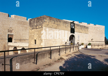 Apulien, Barletta (BA): Eingang des Schlosses Stockfoto