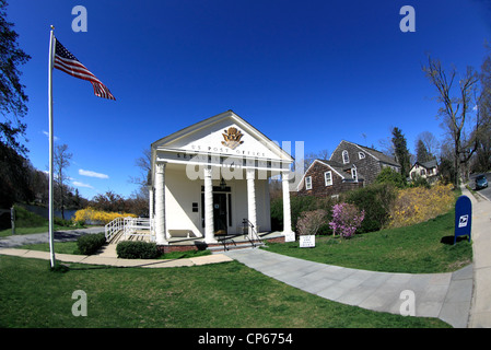 Post und Melville Memorial Park Setauket Long Island NY Stockfoto