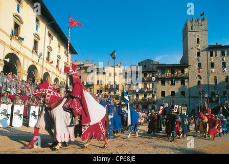 Tuscany Arezzo Giostra del Saracino Stockfoto