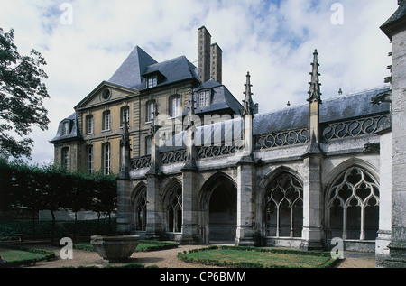 Frankreich - Haute-Normandie - Evreux. Das alte Bistum. Die Verbindung mit der Kathedrale im flamboyant-Stil Stockfoto