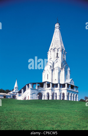 Russland - Moskau - Kolomenskoie. Die Church of the Ascension, 1532. Neuer Architekt Aloisio (Aleviz Novy). Stockfoto