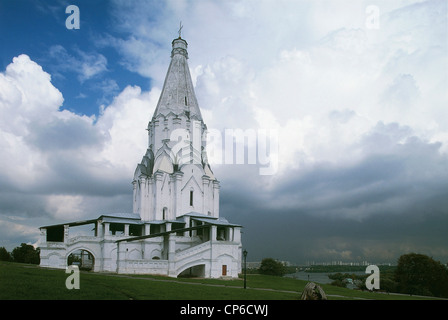 Russland - Moskau - Kolomenskoie. Die Church of the Ascension, 1532. Neuer Architekt Aloisio (Aleviz Novy). Stockfoto