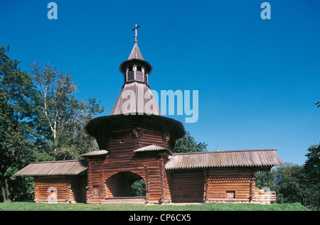 Russland - Moskau - Kolomenskoie. Holzkirche. Stockfoto