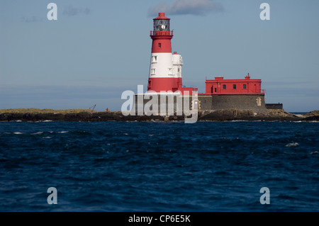 Longstone Leuchtturm in den Farne Islands. Stockfoto