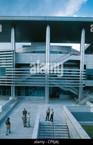 Südkorea, Grenze zu Nordkorea Panmunjeom (P'anmunjom), dem Waffenstillstand 1953 unterzeichnet wurde, der Korea-Krieg beendet, Stockfoto