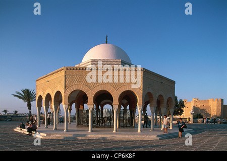 Tunesien - Gouverneur von Monastir - Monastir - Habib Bourguiba Mausoleum. Stockfoto