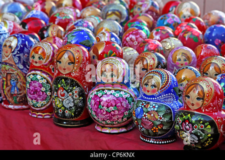 Babuschka russische souvenirs Stockfoto