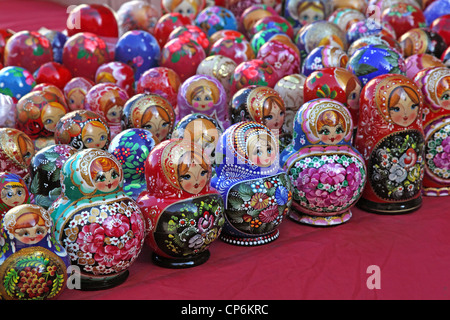 Babuschka russische souvenirs Stockfoto