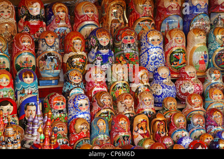 Babuschka russische souvenirs Stockfoto