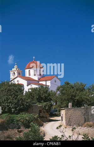 Griechenland - Insel Kreta - Platanos, Kirche Stockfoto