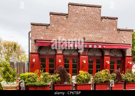 Bouchon Bistro in Younteville Kalifornien eine Eigenschaft von Thomas Keller Stockfoto