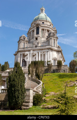 Lancaster. Die Ashton Memorial in der Williamson Park. Stockfoto