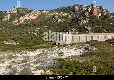 Blick auf die Insel Spargi im Archipel La Maddalena Nationalpark, Sardinien, Italien Stockfoto