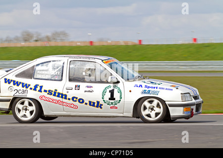 1989 Vauxhall Astra GTE mit Fahrer John Hammersley während der CSCC Zukunft Klassiker-Rennen in Snetterton, Norfolk, Großbritannien. Stockfoto