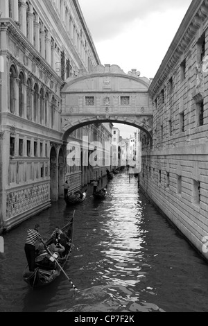 Seufzerbrücke Venedig Stockfoto