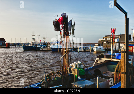 Bork Hafen in Dänemark Stockfoto