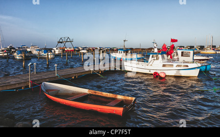 Bork Hafen in Dänemark Stockfoto