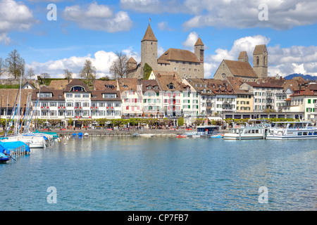 Schloss Rapperswil, Rapperswil-Jona, St. Gallen, Schweiz Stockfoto