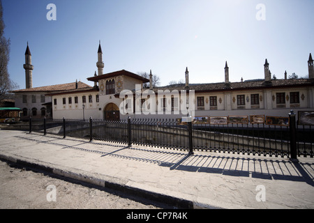 HANSARAY KHAN PALACE BACHTSCHISSARAI Krim UKRAINE 4. April 2012 Stockfoto