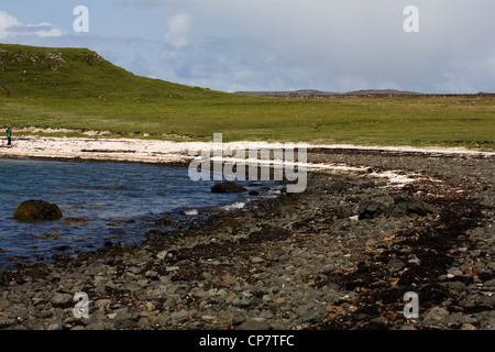 Die Coral Strände von Claigan Dunvegan Isle Of Skye Schottland Stockfoto