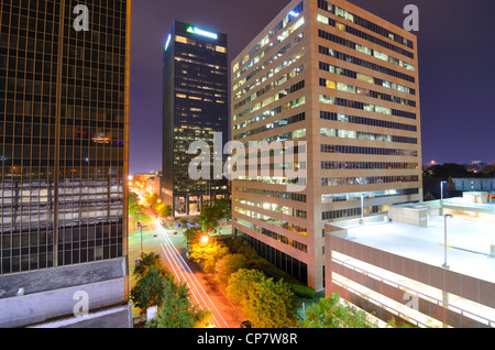 Städtischen Scen entlang der 5th Avenue in der Innenstadt von Birmingham, Alabama. Stockfoto