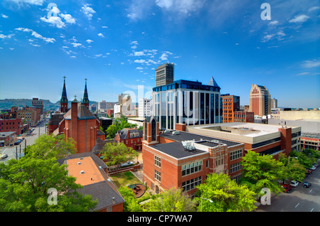 Metropolitan Skyline der Innenstadt von Birmingham, Alabama, USA. Stockfoto