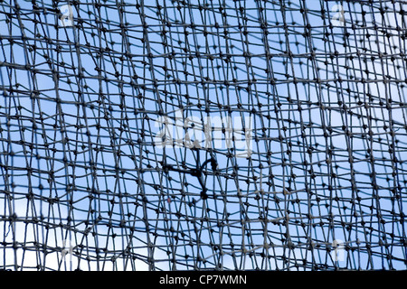NET und Himmel hautnah Schuss Stockfoto