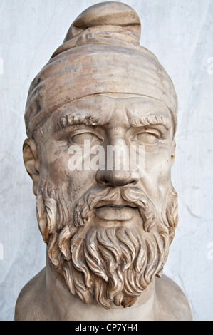 Statue von Dacian Leiter in den Vatikanischen Museen Stockfoto