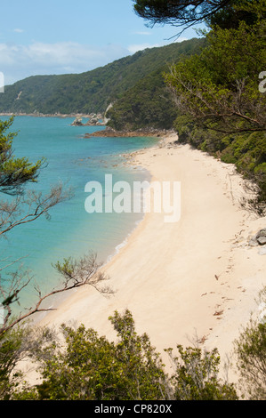 Neuseeland Südinsel in der Nähe von Tonga Steinbruch am Abel Tasman Nationalpark Stockfoto