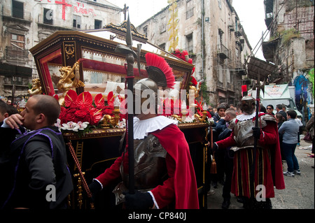 Palermo, Sizilien, Italien - traditionelle Ostern feiern während der Heiligen Freitag. Stockfoto