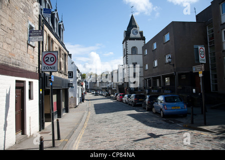 South Queensferry Taobh ein Deas Chas Chaolais im gälischen, auch bekannt als Queensferry zwischen Forth Bridge & The Forth Rd liegt. Stockfoto