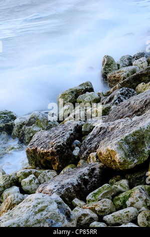 Thornwick Bay Flamborough Head East Coast Yorkshire England. Stockfoto