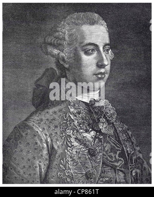 Joseph II, II József oder Josip II, Benedikt August Johann Anton Michael Adam 1741 - 1790, Kupferstich aus dem 18. Jahrhundert, Stockfoto