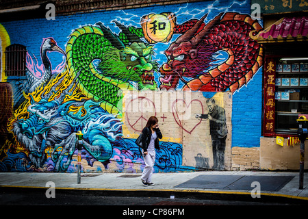 San Francisco Chinatown Stockfoto