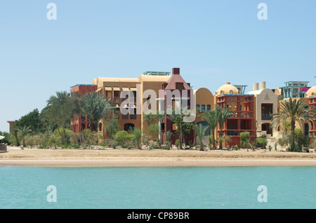 El Gouna, Hotel Sheraton Miramar Resort, Rotes Meer, Ägypten Stockfoto
