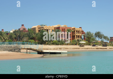 El Gouna, Hotel Sheraton Miramar Resort, Rotes Meer, Ägypten Stockfoto