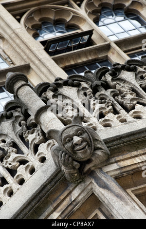 Wasserspeier aus Stein braesnose College, Oxford University. Oxford, Oxfordshire, England Stockfoto