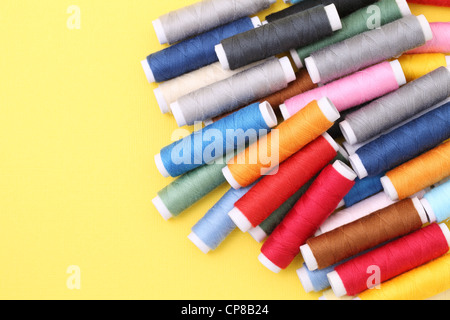 Spule von threads Stockfoto