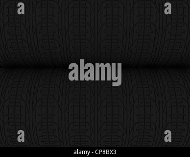 3D Rendering eines Reifens Tread Hintergrund Stockfoto
