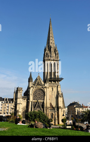 Frankreich, Calvados, Caen, Kirche Saint-Pierre Stockfoto