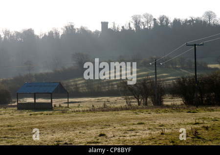 Edge Hill Schlachtfeld Website, Warwickshire, UK Stockfoto