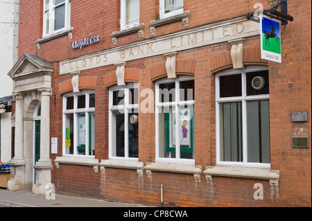 Aussenansicht der Lloyds TSB Bank auf High Street in Bromyard Herefordshire England UK Stockfoto