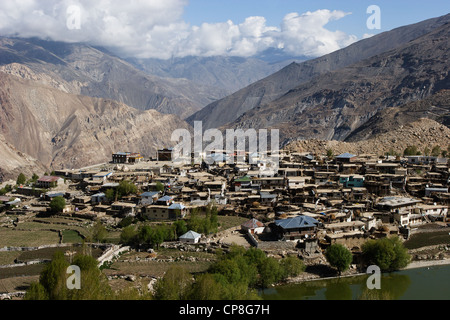 Nako Dorf im indischen Himalaya Stockfoto