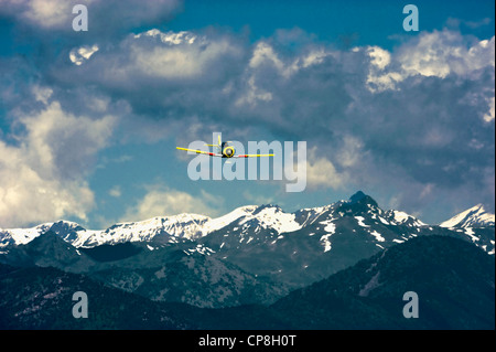 Europa Italien Piemont Turin Wort Spiele 2009 Flugzeuge im Flug Stockfoto