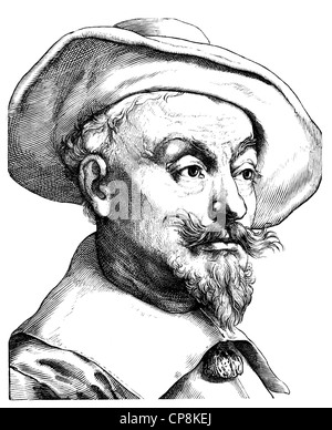 Wallenstein oder Albrecht Wenzel Eusebius von Waldstein, 1583-1634, Herzog von Friedland und Sagan, Kommandeur der kaiserlichen Macht Stockfoto