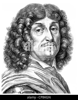 George von Derfflinger, 1606-1695, Feldmarschall in Brandenburg nach Vereinbarung des Kurfürsten und Gouverneur von Pommern, Histo Stockfoto