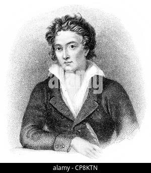 Percy Bysshe Shelley, 1792-1822, ein britischer Schriftsteller der Romantik Stockfoto