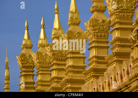 Pha, die Luang oder "Große Stupa" Vientiane Laos Stockfoto