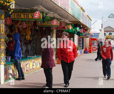 Southport Pleasureland  Nordwesten Amusement Park direkt am Meer, Merseyside, UK Stockfoto