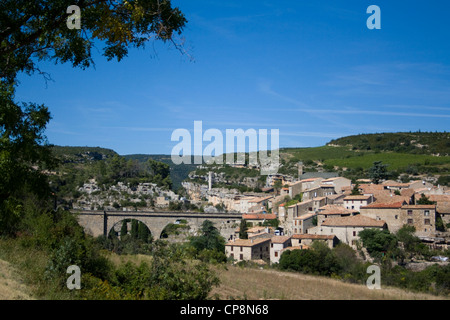 Minerve Bergdorf in Languedoc-Roussillon Region im Süden Frankreichs Stockfoto